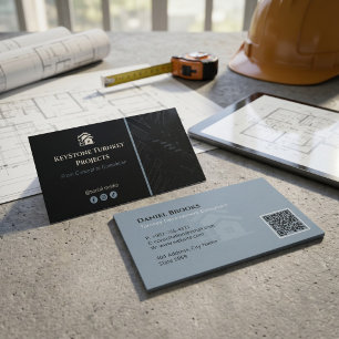Carte De Visite Services de construction clé en main Minimaliste