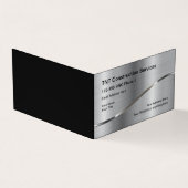 Carte De Visite Services de construction d'Arrière - plans de ton (Extérieur)