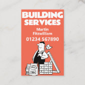 Carte De Visite Services de construction, de réparation à domicile (Devant)