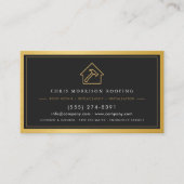 Carte De Visite Services de construction de toiture avec code QR (Devant)