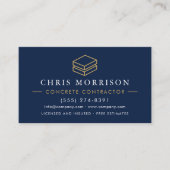 Carte De Visite Services de construction en béton (Devant)