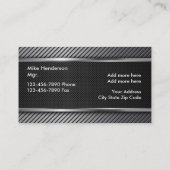 Carte De Visite Services de construction modernes (Dos)