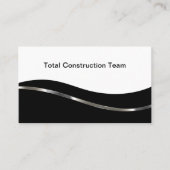 Carte De Visite Services de construction modernes et cool (Devant)