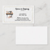 Carte De Visite Services de couture (Devant / Derrière)