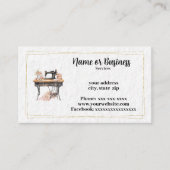 Carte De Visite Services de couture (Devant)