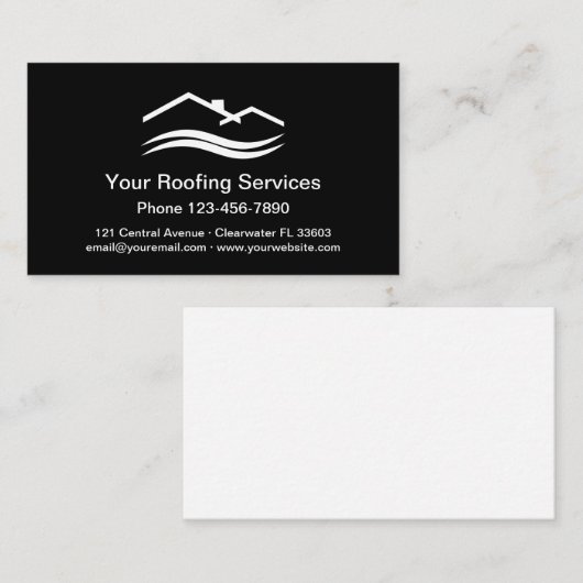 Carte De Visite Services de couverture (Devant / Derrière)