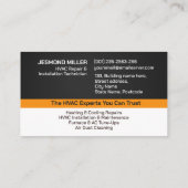 Carte De Visite Services de CVC  (Dos)