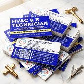 Carte De Visite Services de CVC et de Réfrigération | Technicien