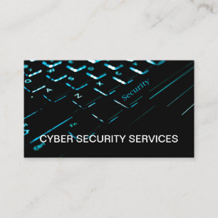 Carte De Visite Services de cyber-sécurité d'entreprise