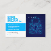 Carte De Visite Services de cybersécurité | Conseil de sécurité (Devant)