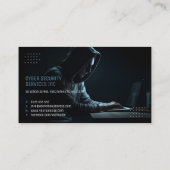 Carte De Visite Services de cybersécurité | Conseil de sécurité (Dos)