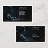 Carte De Visite Services de cybersécurité | Conseil de sécurité (Devant / Derrière)