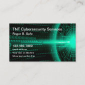 Carte De Visite Services de cybersécurité Design Moderne Unique (Devant)