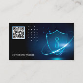 Carte De Visite Services de cybersécurité | SERVICE DE PROTECTION  (Dos)