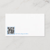 Carte De Visite Services de cybersécurité | SERVICE DE PROTECTION  (Dos)