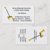 Carte De Visite Services de déblaiement de neige (Devant / Derrière)