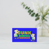 Carte De Visite Services de déblaiement d'enlèvement de déchets Ne (Debout devant)