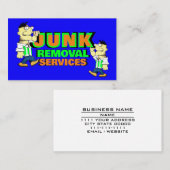 Carte De Visite Services de déblaiement d'enlèvement de déchets Ne (Devant / Derrière)
