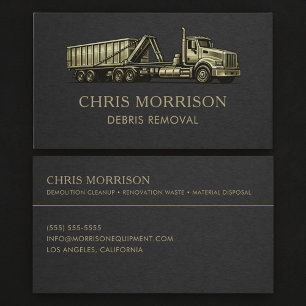 Carte De Visite Services de Déblaiement Professionnel