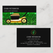 Carte De Visite Services de découpe de l'herbe de jardinage de pel (Devant / Derrière)