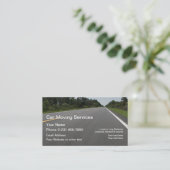 Carte De Visite Services de déplacement de voiture (Debout devant)