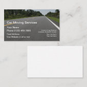 Carte De Visite Services de déplacement de voiture (Devant / Derrière)