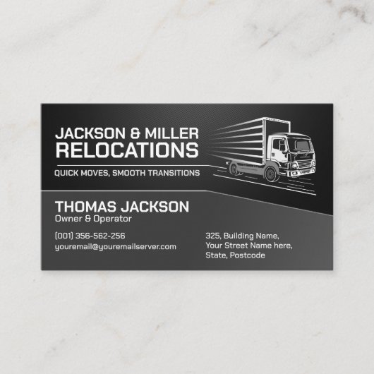 Carte De Visite Services de déplacement - Déplacement (Devant)