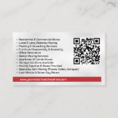 Carte De Visite Services de déplacement - Déplacement (Dos)