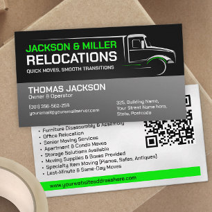 Carte De Visite Services de déplacement - Déplacement