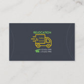 Carte De Visite Services de déplacement - Déplacement (Dos)