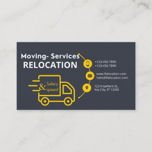 Carte De Visite Services de déplacement - Déplacement