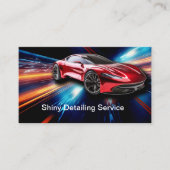 Carte De Visite Services de detailing automobile les plus cool (Devant)
