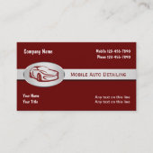 Carte De Visite Services de detailing automobile mobile (Devant)