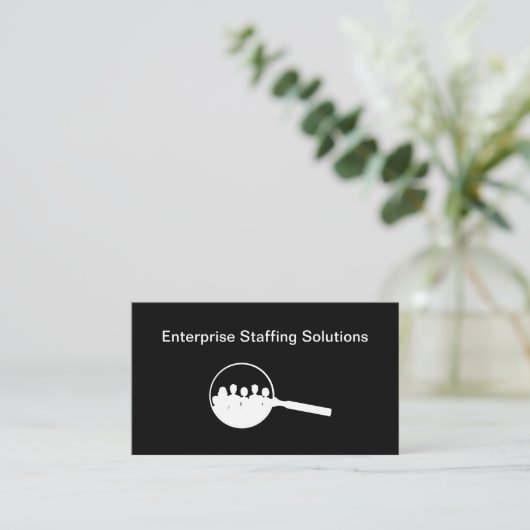 Carte De Visite Services de dotation des entreprises (Debout devant)