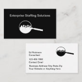 Carte De Visite Services de dotation des entreprises (Devant / Derrière)