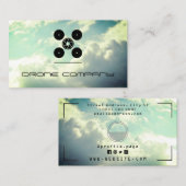 Carte De Visite Services de drones inspirés  (Devant / Derrière)