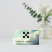 Carte De Visite Services de drones inspirés  (Debout devant)