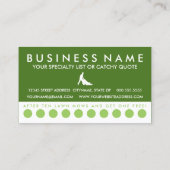 Carte De Visite services de fauchage de pelouse (couleur (Dos)