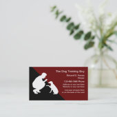 Carte De Visite Services de formation des animaux  (Debout devant)