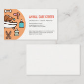 Carte De Visite Services de formation en soins aux animaux (Devant / Derrière)