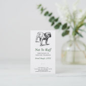 Carte De Visite Services de garde de chiens professionnels (Debout devant)
