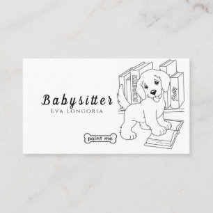 Carte De Visite Services de gardiennage professionnel : Soins fiab