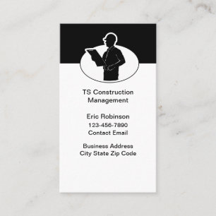 Carte De Visite Services de gestion de construction 