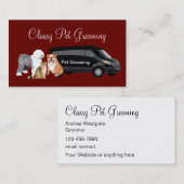 Carte De Visite Services de grossissement d'animaux de compagnie c (Devant / Derrière)