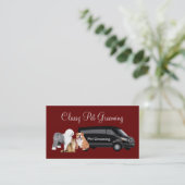 Carte De Visite Services de grossissement d'animaux de compagnie c (Debout devant)