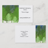 Carte De Visite Services de jardin et de paysage (Devant / Derrière)