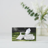 Carte De Visite Services de jardin vert (Debout devant)