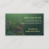 Carte De Visite Services de jardinage et de paysage (Dos)