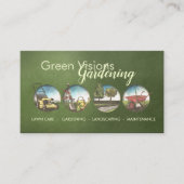 Carte De Visite Services de jardinage - Illustration à main (Devant)