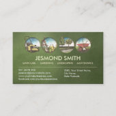 Carte De Visite Services de jardinage - Illustration à main (Devant)